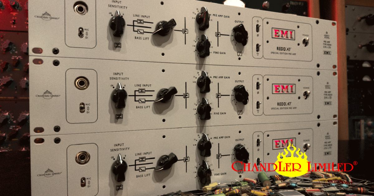 Chandler Limited REDD.47 Pre Amp のビンテージパーツを採用した限定