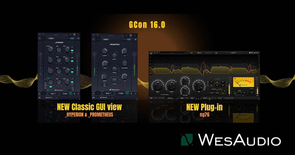 WesAudio「GCon 16.0」メジャーアップデート公開 - 直感性と柔軟性が