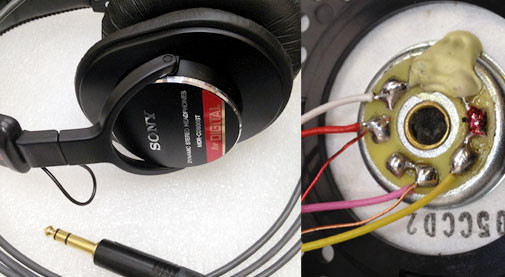 SONY MDR-CD900STヘッドホン改造 「セパレート配線」 更新情報 