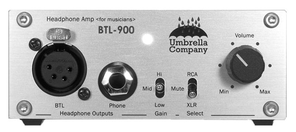 Umbrella Company BTL-900 スタジオ・リファレンス・ヘッドホンアンプ