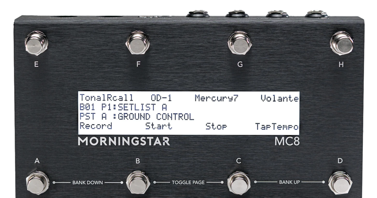 morningstar fx mc8 MIDIコントローラー