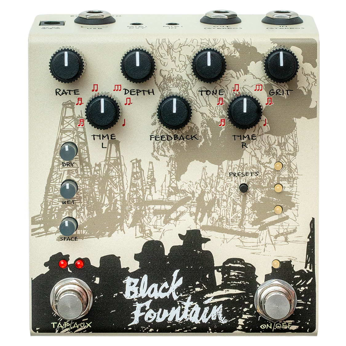 ギター Black Fountain Stereo 製品情報 | Old Blood Noise Endeavors Black Fountain Stereo