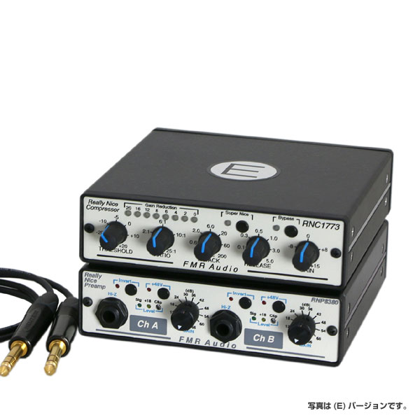 FMR Audio | Really Nice Tracking Combo RNC1773 コンプレッサー+RNP8380 2chマイクプリ +  オリジナル・インサート・ケーブル