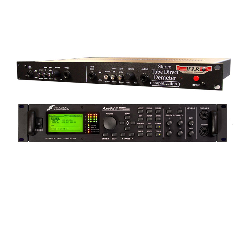 Fractal Audio Systems Axe-Fx 2 + Demeter STDB-1